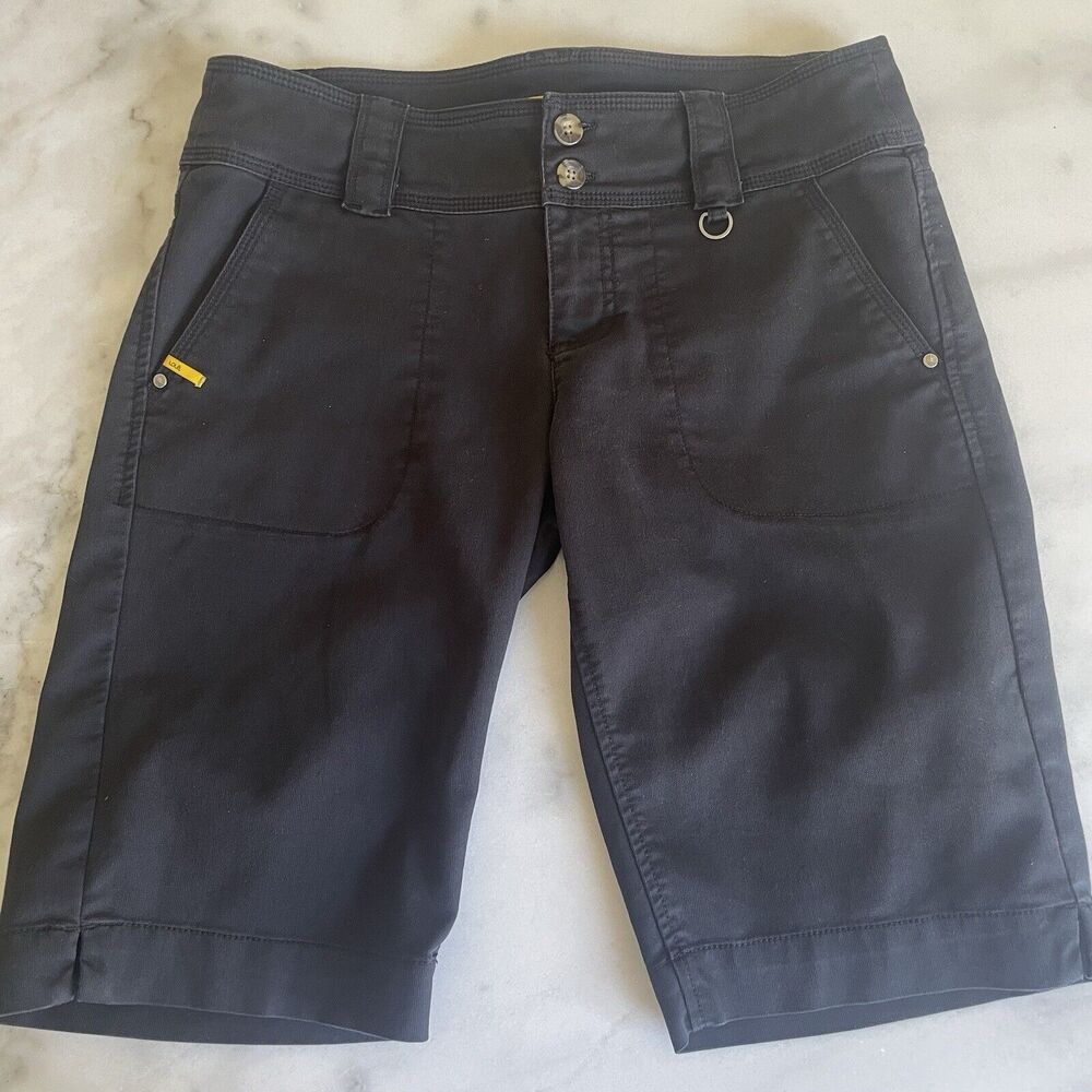 Lole Women's Black Bermuda Shorts Size 8 12-1/2" Inseam Ladies